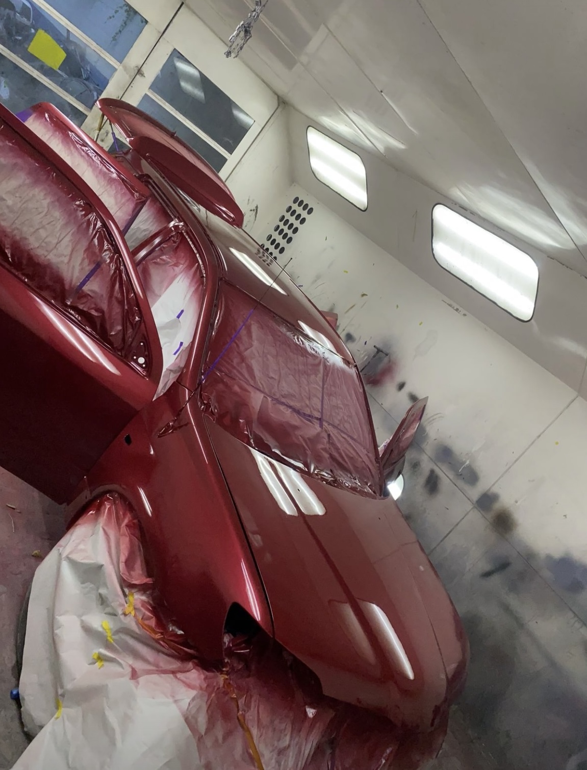 Vehículo después de restauración de carrocería